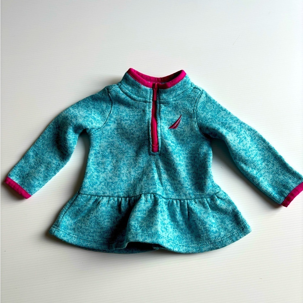 Nautica Sweatshirt Long Sleeve Teal 3-6 Months